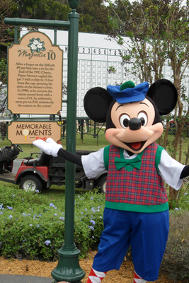 Golfing Mickey Golfing Mickey