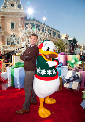 Ryan Seacrest and Donald Duck Ryan Seacrest and Donald Duck