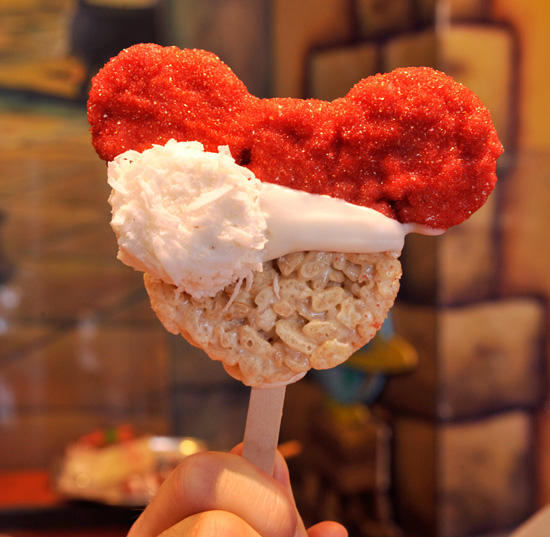 Santa Mickey Rice Crispy Treat