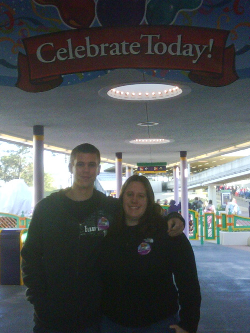 First 'Give a Day, Get a Disney Day' Guests at Magic Kingdom Park, Megan Connors and Torey Bixler