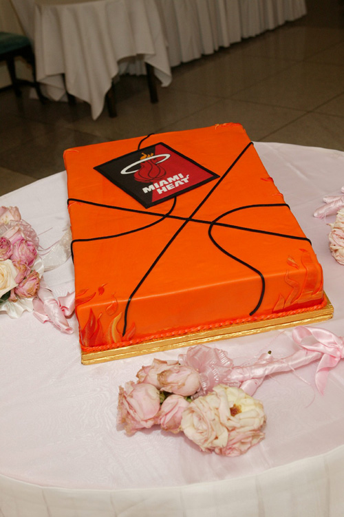 Disney Weddings Miami Heat Cake Disney Weddings Miami Heat Cake