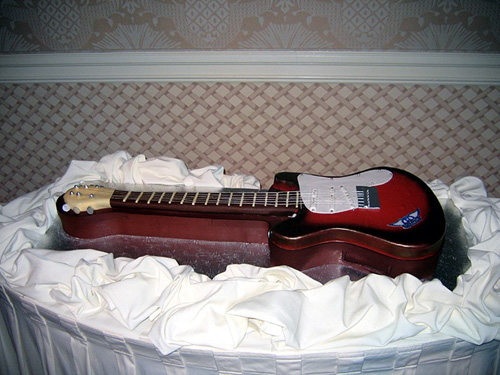 Disney Weddings Guitar Cake Disney Weddings Guitar Cake