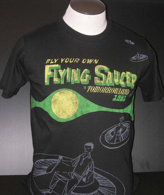 Flying Saucers Retro Inspired Tee Flying Saucers Retro Inspired Tee