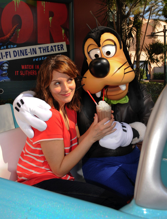 Tina Fey at Sci-Fi Dine-In Theater at Disney's Hollywood Studios Tina Fey at Sci-Fi Dine-In Theater at Disney's Hollywood Studios