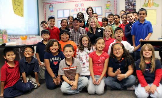 Reading with Orange Grove Elementary