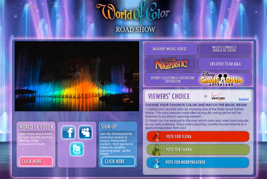 ‘World of Color’ Road Show ‘World of Color’ Road Show