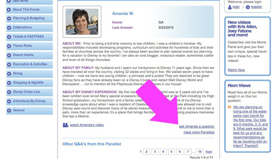 Moms Panel 'Ask a Question'