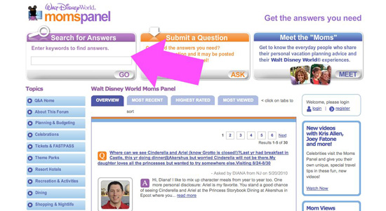 Moms Panel Search