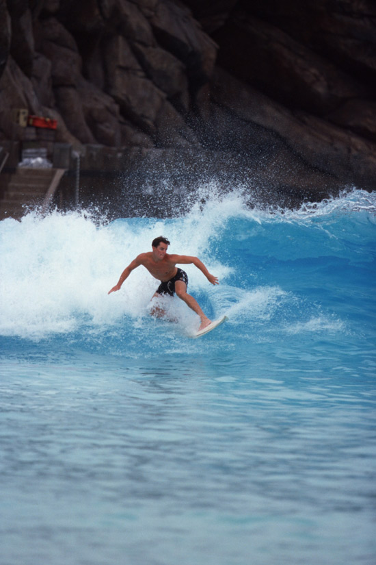 Surfing at Typhoon Lagoon