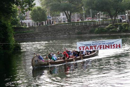 Team competing in Canoe Races of the World