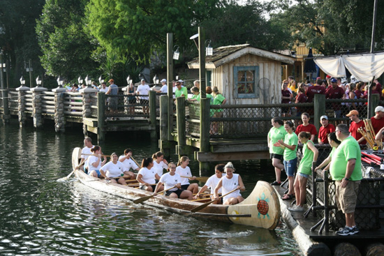 Team competing in Canoe Races of the World