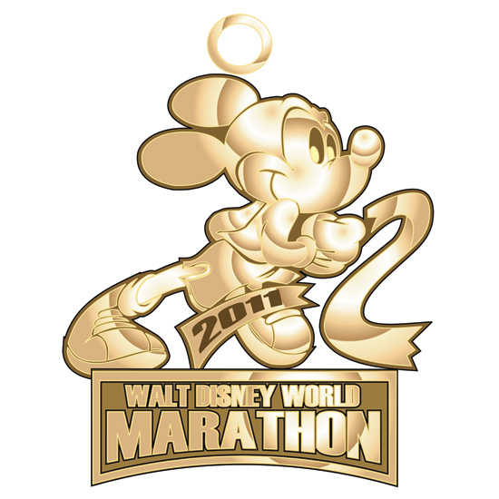 2011 Walt Disney World Marathon Finisher's Medal