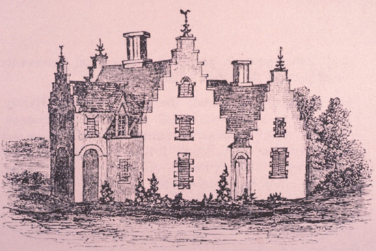 Old Woodcut Image of Sunnyside