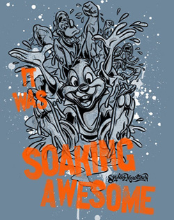 Splash Mountain Inspired T-shirt Design