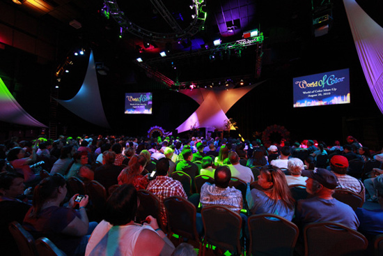 Inside the ‘World of Color’ Meet-Up room Inside the ‘World of Color’ Meet-Up room
