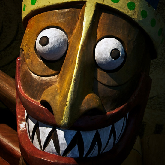 Bug-Eyed Tiki Face