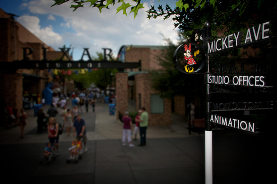 Sign Marks the Intersection of Mickey Avenue and Minnie Lane at Disney’s Hollywood Studios Sign Marks the Intersection of Mickey Avenue and Minnie Lane at Disney’s Hollywood Studios