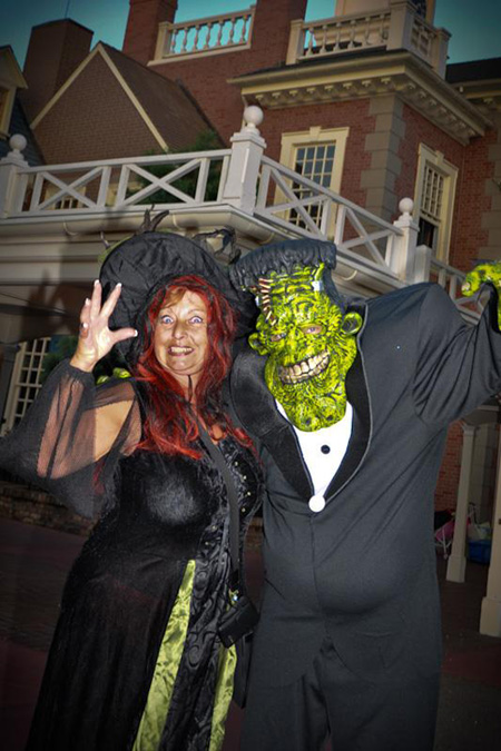 Disney Guests in Halloween Costumes