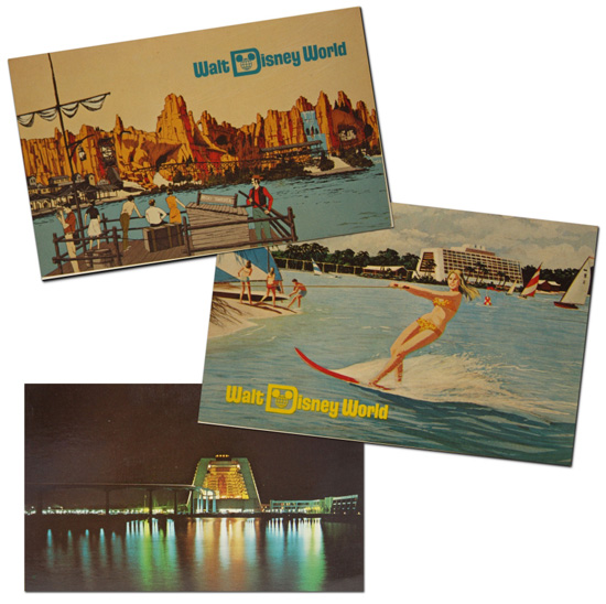 Vintage Walt Disney World Postcards