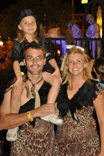 Guests in Halloween Costumes at Magic Kingdom Park