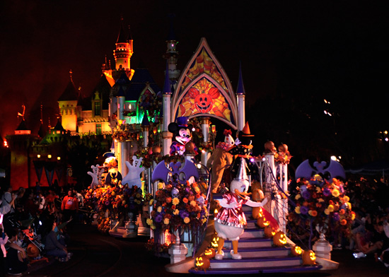 Haunted Castle Float at Mickey's Costume Party