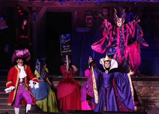 Maleficent at Villains Victory Party Ceremony