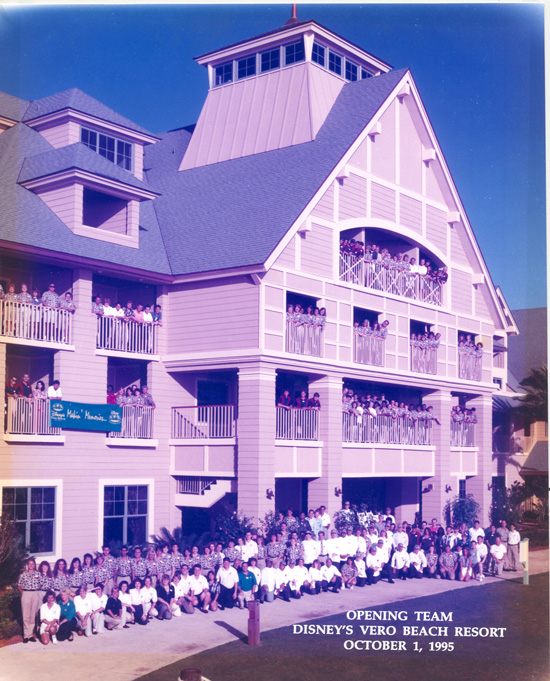 Disney's Vero Beach Resort on Opening Day, Oct. 1, 1995 Disney's Vero Beach Resort on Opening Day, Oct. 1, 1995