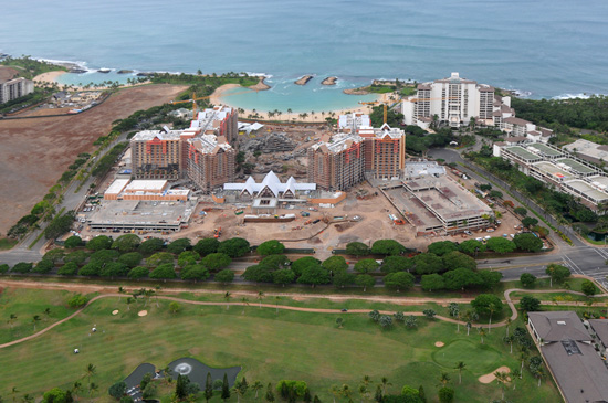 Aerial View of Aulani, a Disney Resort & Spa Aerial View of Aulani, a Disney Resort & Spa