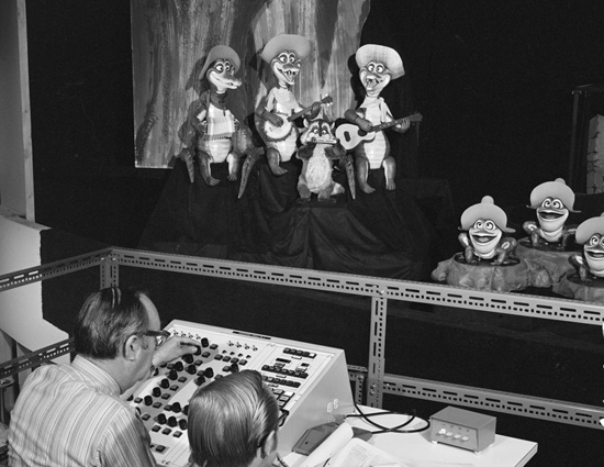 Walt Disney Imagineers Working on a Disneyland Park Attraction