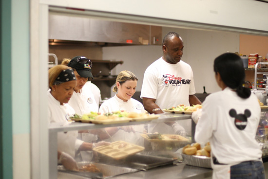 Disney VoluntEARS Serve Meals at the Coalition for the Homeless of Central Florida