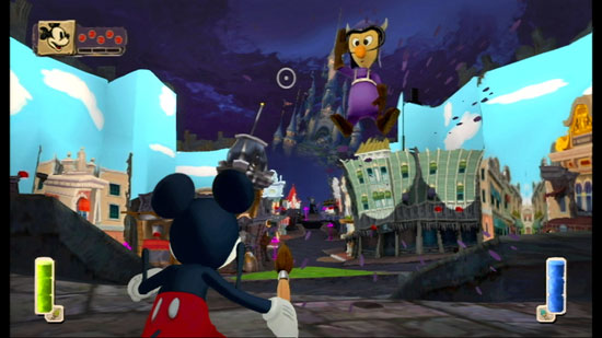 'Mean Street' in Epic Mickey Game 'Mean Street' in Epic Mickey Game