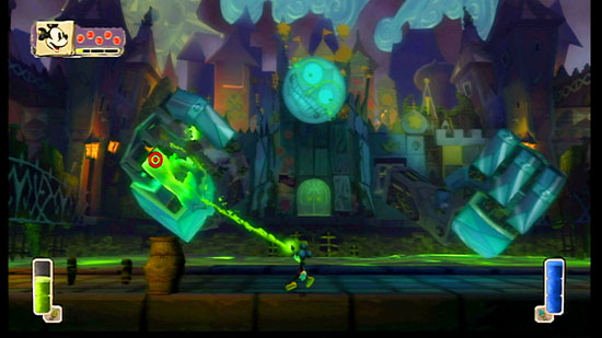 'it's a small world' Clocktower in Epic Mickey Game 'it's a small world' Clocktower in Epic Mickey Game