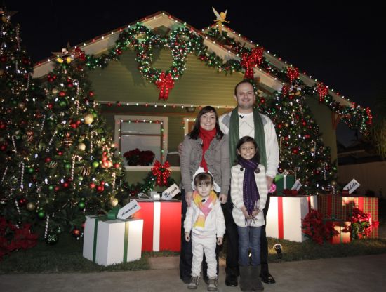 Adela Jauregui, 8, a Patient at CHOC Children's, and Her Family