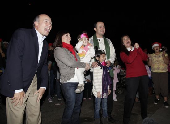 Adela Jauregui, 8, a Patient at CHOC Children's, and Her Family