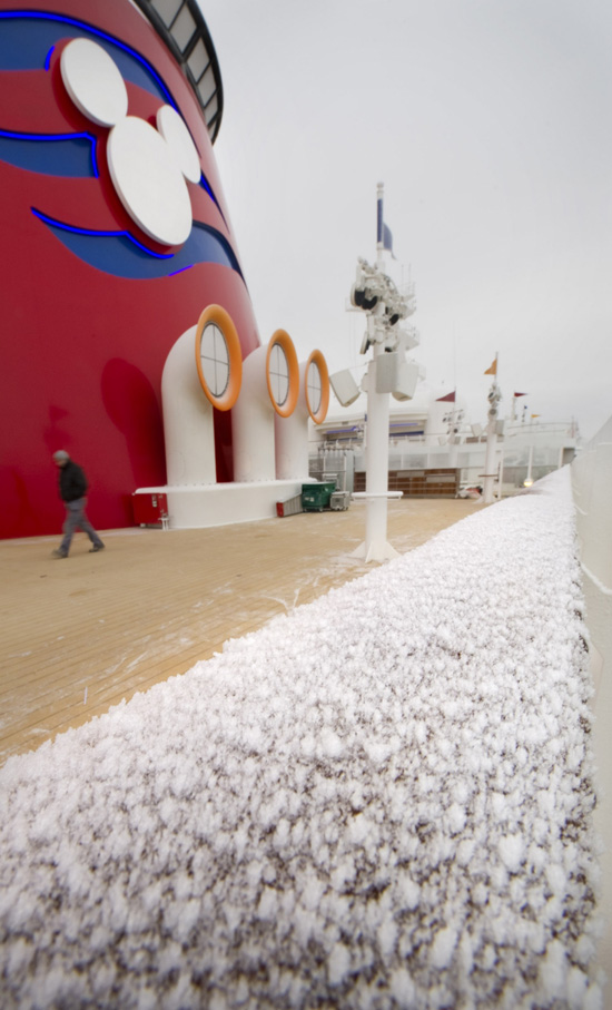 A Winter Wonderland on the Disney Dream