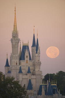 Full Moon at Magic Kingdom