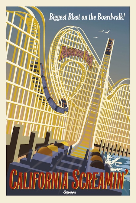 California Screamin’ Attraction Poster
