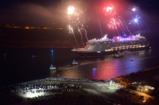 The Disney Dream Arrives at Florida's Port Canaveral