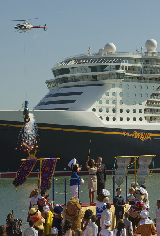 Disney Dream Christening Ceremony in Port Canaveral, Florida Disney Dream Christening Ceremony in Port Canaveral, Florida