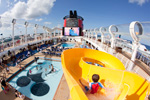 Disney Dream pool deck
