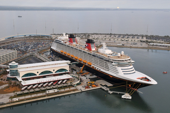 Disney Dream Docked in Port Canaveral, Florida Disney Dream Docked in Port Canaveral, Florida