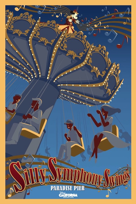 Silly Symphony Swings Attraction Poster