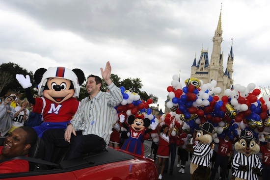 Walt Disney World Parade Celebrates Super Bowl MVP Aaron Rodgers Walt Disney World Parade Celebrates Super Bowl MVP Aaron Rodgers