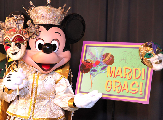 Mardi Gras Mickey at Disneyland Park