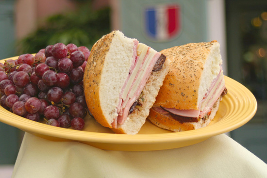 Muffaletta Sandwich From French Market Restaurant at Disneyland Park