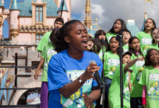 The PS22 Chorus Performs at Disneyland Park