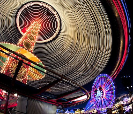 Things That Spin in the Night at Disney California Adventure Park By: Paul Hiffmeyer