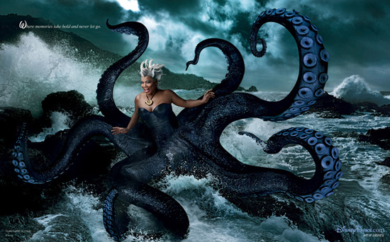 Queen Latifah as Ursula from 'The Little Mermaid'