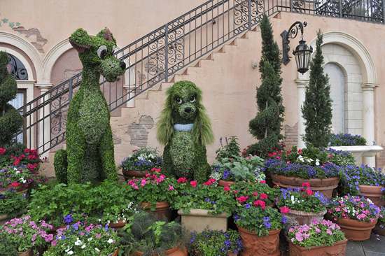 Italy Pavilion Decorated for the Epcot International Flower and Garden Festival