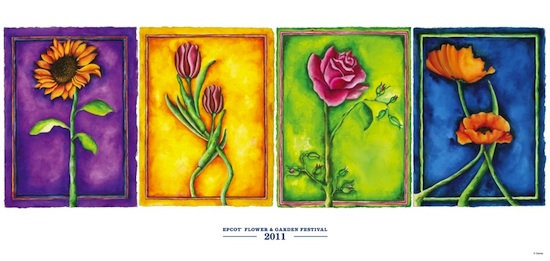 Epcot International Flower & Garden Festival Poster